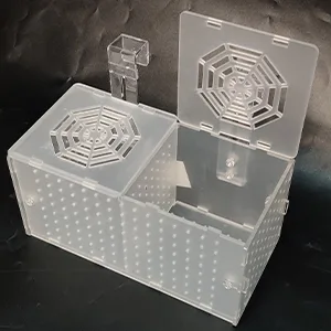 Hamiledyi Aquarium Breeding Isolation Box Acrylic Fish Tank Acclimation Hatchery Incubator Holder Divider for Guppy Shrimp Clownfish Fishes - breeder box