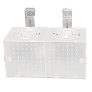 Hamiledyi Aquarium Breeding Isolation Box Acrylic Fish Tank Acclimation Hatchery Incubator Holder Divider for Guppy Shrimp Clownfish Fishes - fish tank divider