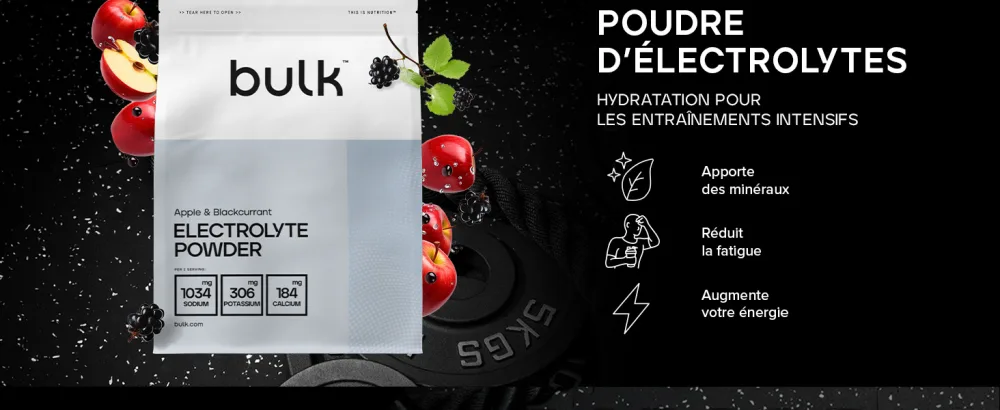 Bulk Instant BCAA Powder 8g Branched Chain Amino Acids per Serving Tropical 500g - bulk