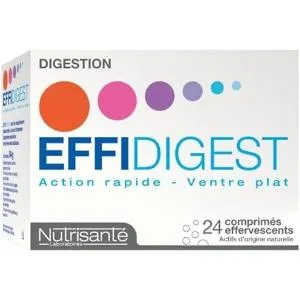 Nutrisant Effidigest Digestive Enzyme 24 Tablets - product information 2