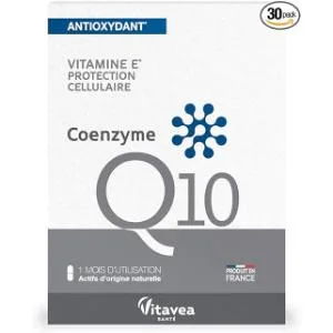 Vitavea - Coenzyme Q10 - Vitamin E antioxidant cellular protection - active ingredients of natural origin - produced in France - 30 capsules - product information 2