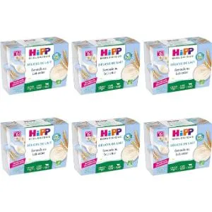 Hipp Organic Milk Delights Semolina with Whole Milk Cups 4x100g - Pack of 6 - product information 2