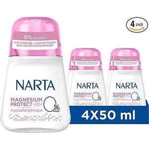 Narta Magnesium Protect Roll-on Deodorant for Women 48h 4 x 50ml - product information 2