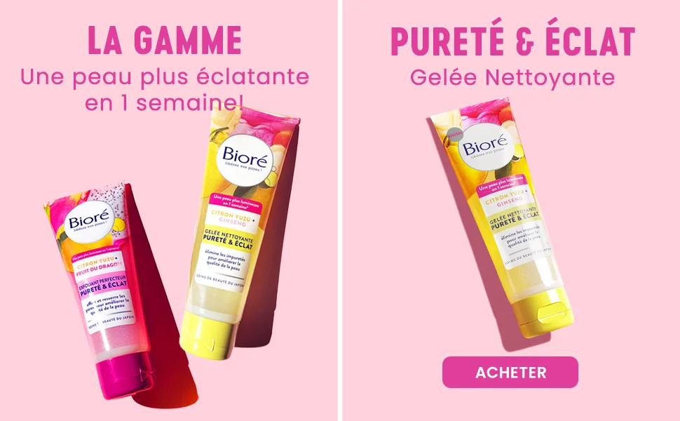 Biore Purity & Radiance Cleansing Jelly 110ml - gelee et gamme