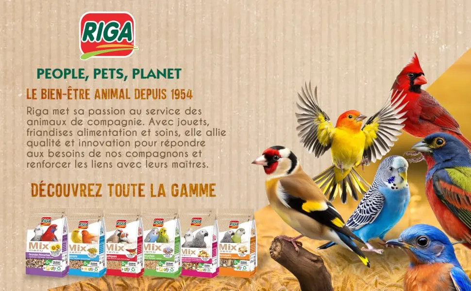 RIGA MIX Menu PARROTS 750G - MENUMIX 4