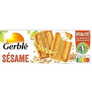 Gerbl Vitality Sesame Biscuits Light in sugars Without palm oil 4 Pouches of 5 - 20 cookies 230 g - product information 2