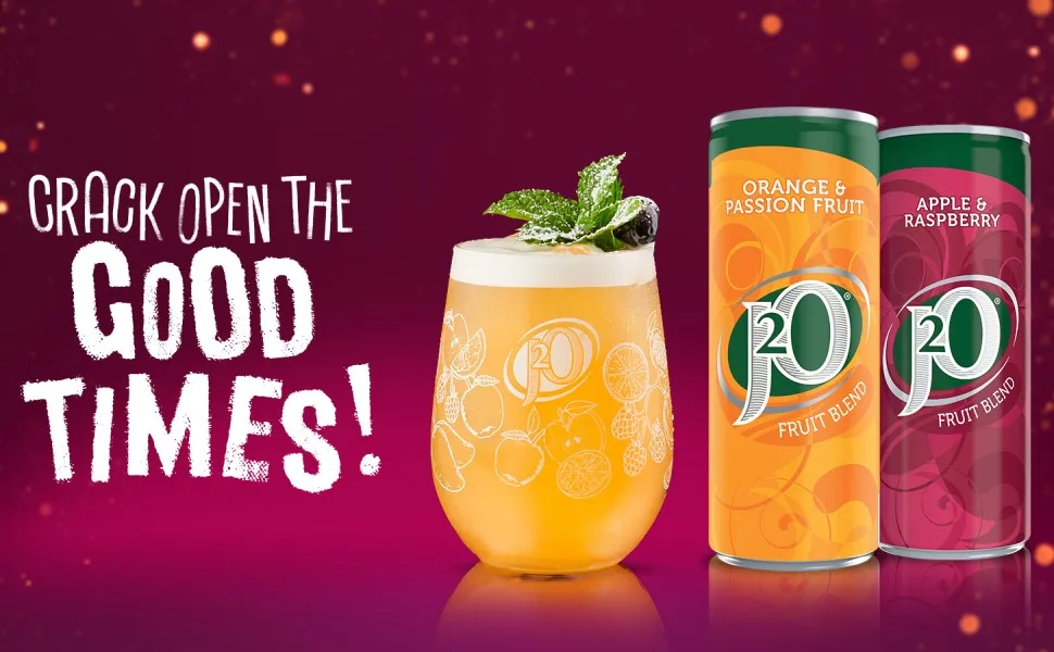 J2o Orange and passion fruit 4 x 250 ml - Mélanges de fruits J2O