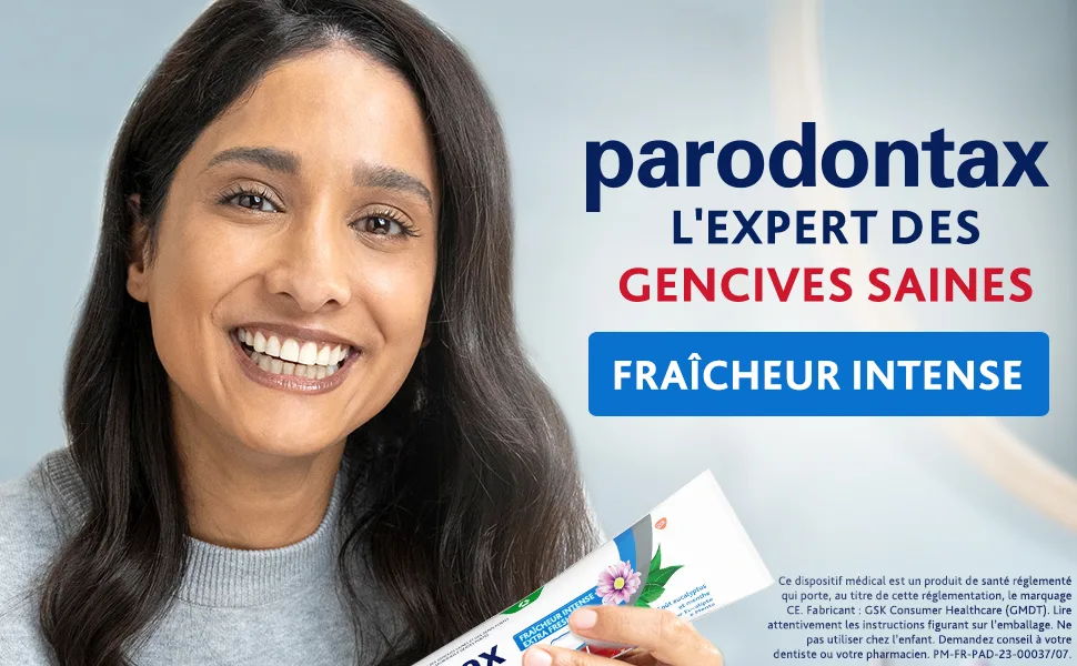 Parodontax Intense Freshness Toothpaste Relieves Tooth Sensitivity Extra Fresh Pack of 12x75 ml - Fraicheur Intense