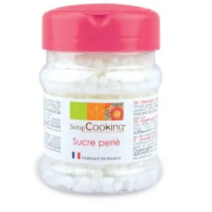 SCRAP COOKING - Pearl Sugar Jar 130g - Decoration Owls Waffles Buns - 4555 - product information 2
