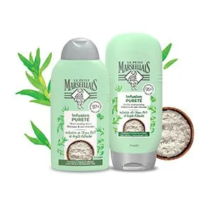 Le Petit Marseillais Purity Conditioner Infusion Thyme/Organic White Clay 191 G (Pack of 1) - Shampooing Infusion Pureté – Infusion de Thym BIO & Argile Blanche