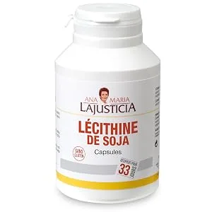 Ana Maria Lajusticia - Soy lecithin - 300 beads - Reduces blood cholesterol levels and improves memory. Suitable for vegans. - 40FR