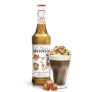 MONIN - Box for Hot Drinks - Caramel Hazelnut and Chocolate Cookie - 3x25cl - monin sirop cocktail café coffee
