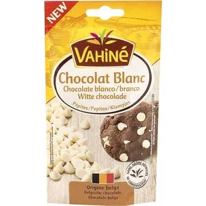 Vahin Pepites white chocolate - 100g bag - product information 2