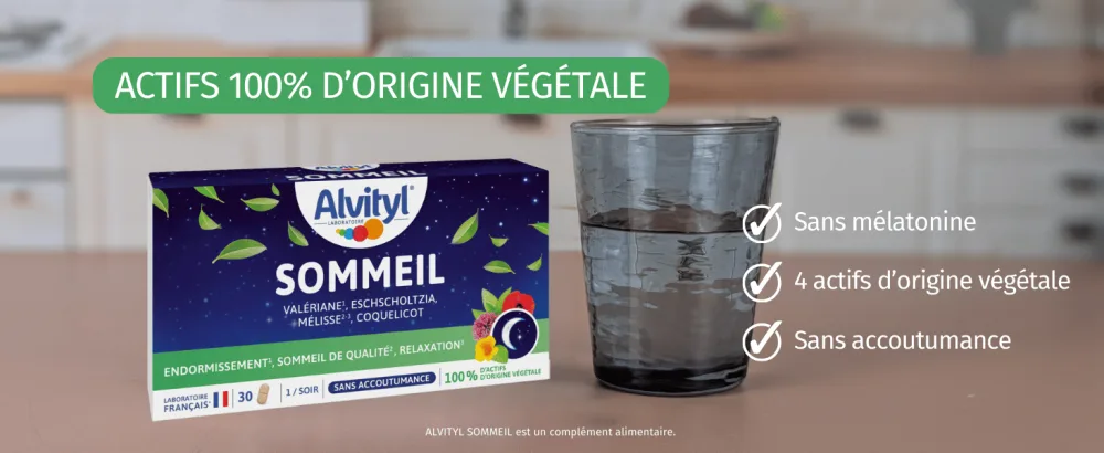 Alvityl - Sleep tablets - 4 active ingredients of plant origin - Sleep Quality sleep Relaxation - 30 nights - sommeil