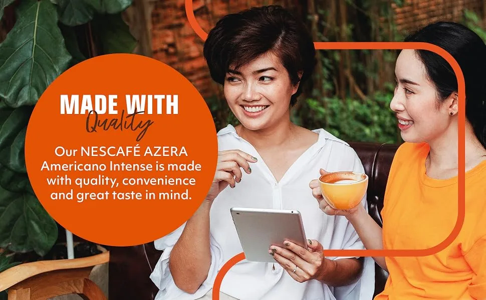 Nescafe Azera Americano Intense Instant Coffee 90g - azera intense