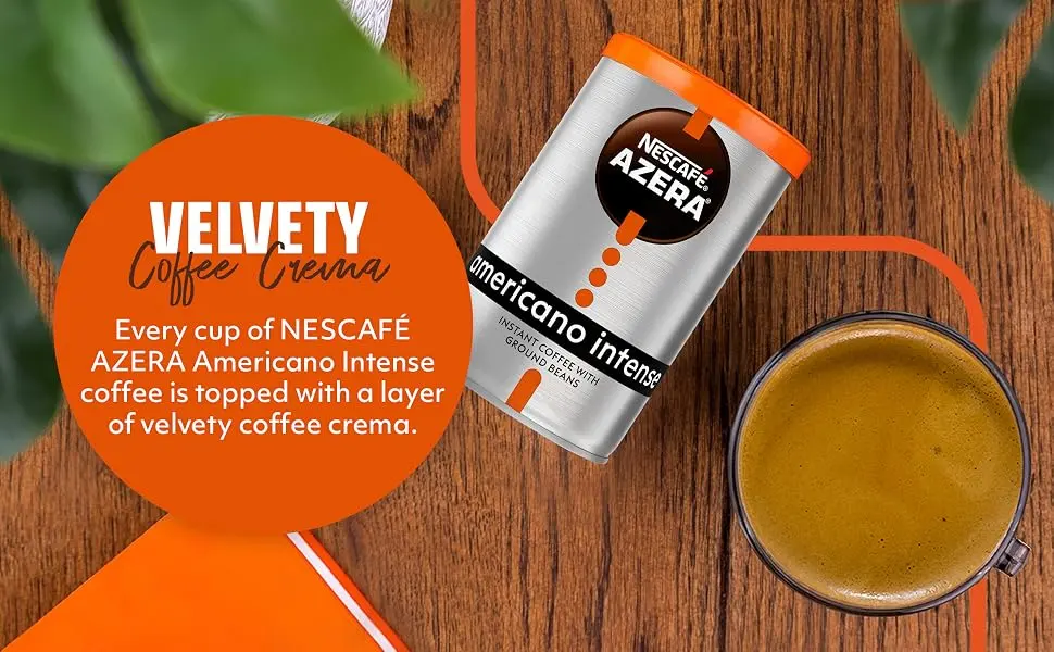 Nescafe Azera Americano Intense Instant Coffee 90g - azera intense