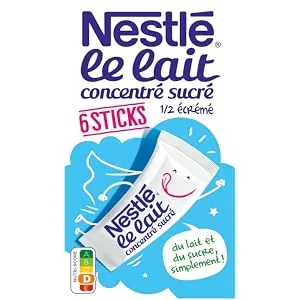 Nestle half cream sugar concentrated milk 6 sticks 180 g - STICKS LCS