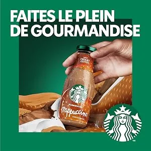 Starbucks - Caramel Macchiato - Multiserve 750ml - Coffee with Milk and Caramel in Resealable Brick Ready to Drink - Sold In - FAITES LE PLEIN