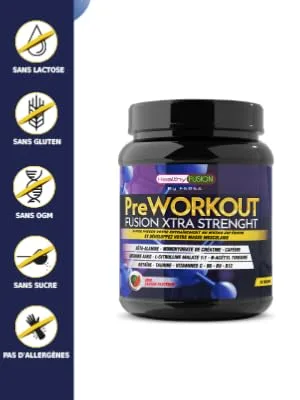 Powerful Pure Pre-Workout with Beta Alanine L-Arginine AAKG Creatine Caffeine Taurine | Improves Physical Performance | Promotes Muscle Growth | 300g - product information 2