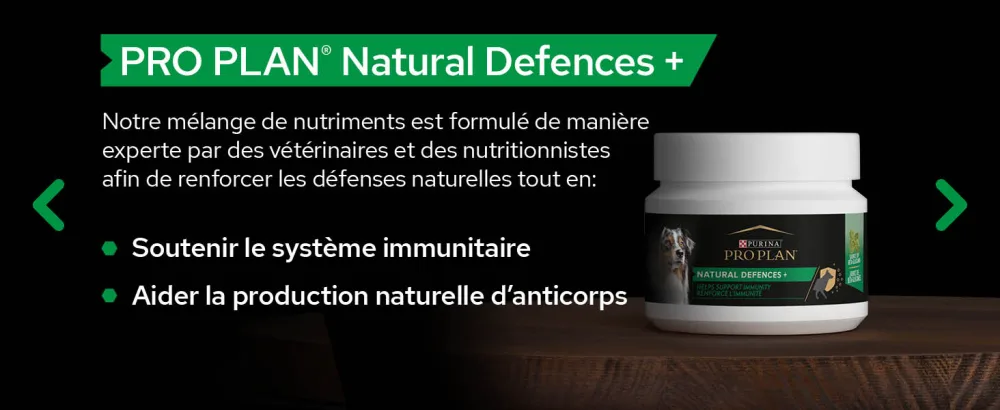 PURINA PRO PLAN | Natural Defences+ | Complementary Food Tablets | Dog | 67g Box - supplements; gamme d
