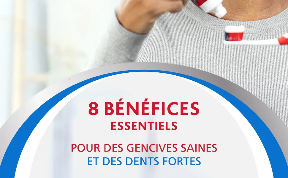 Parodontax Complete Protection Extra Fresh Toothpaste 8 Benefits Against Occasional Bleeding Gums 75ml - 8 bénéfices essentiels pour des gencives saines et des dents fortes