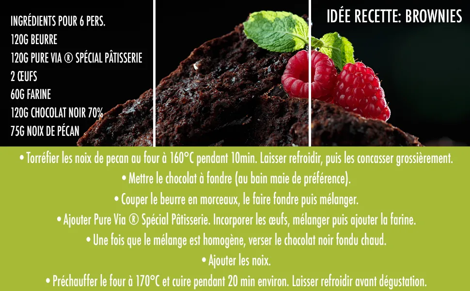 Pure Via - Special Pastry - Alternative to natural sugar with Acacia Gum 1 x 380g - banner2