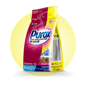 PUROX Color Laundry Powder (142 Washes) for Colored Textiles Box of 10 kg - product information 7