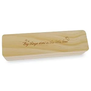 HAMUIERS Pregnancy Test Keepsake Box, Pregnancy Announcement for Dad, Baby Announcements Ideas Wooden Baby Keepsake Box - product information 21