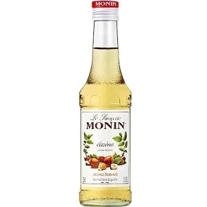 MONIN Hazelnut Syrup for Coffee Cappuccino and Hot Chocolate - Natural Flavors - 25cl - product information 2
