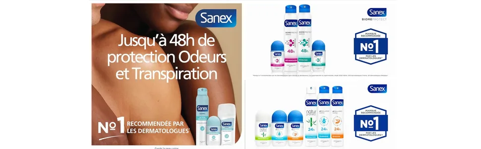 SANEX - Natur Protect Fresh Roll-on Deodorant - Bamboo Deodorant for Men and Women - 48-hour effectiveness - Alcohol-free Dye-free - 50 ml - product information 3