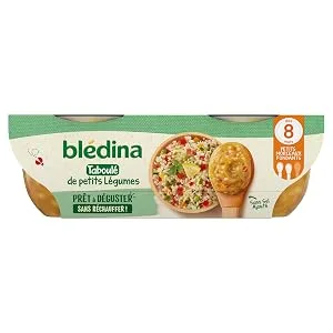 Bl dina - Ready to taste - Eggplant Caviar & Small Pasta - From 8 months - 12x200g - taboulé