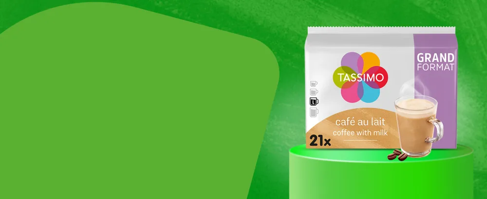 Tassimo 105 Milk Coffee Pods Compatible with TASSIMO Machines 105 Coffees Balanced and Smooth 5 Packs of 21 Pods (Packagi - Café au lait