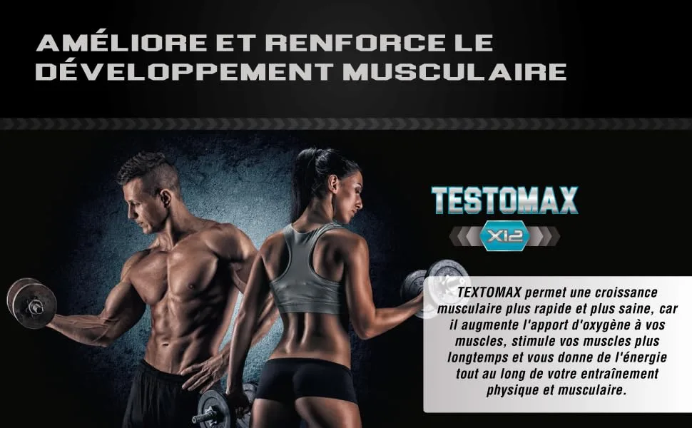 Powerful Pure Testosterone Booster | Andean Maca and Taurine | Boosts your intimate relationships | Increases muscle mass and physical performance | Fat-burning action | 120 caps. - Testostérone