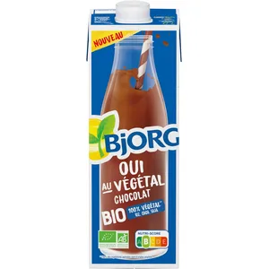 BJORG - Yes to Vegetable Chocolate Drink - Organic Vegetable Drink - Rice Coconut Soy - Smooth Texture - 1L - product information 2