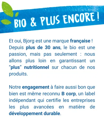 BJORG - Yes to Vegetable Chocolate Drink - Organic Vegetable Drink - Rice Coconut Soy - Smooth Texture - 1L - product information 4