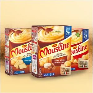 Maggi Mousline Plain Potato Puree (3 Sachets) 195g - POMMEDETERRE