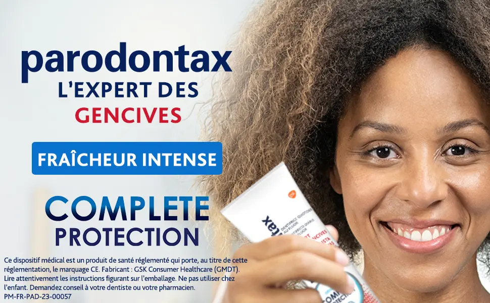 Parodontax Complete Protection Intense Freshness Toothpaste 8 Benefits Anti-tartar and Against Occasional Bleeding Gums 4x75 ml Format - parodontax - L