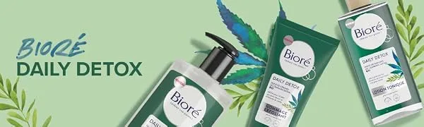 Biore Daily Detox Cleansing Gel 200ml - Bannière