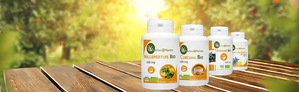 Herbs and Plants Red Vine Bio 200 Tablets 400 mg - MILLEPERTUIS