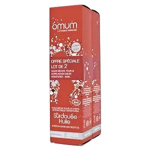 Omum - Target Stretch Marks - Duo offer 2 bottles La Surdou e - Pregnancy & Breastfeeding - Organic - 100 Milliliters - cible vergetures