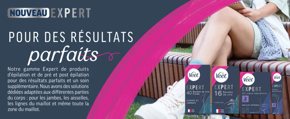 VEET Expert Armpit Depilatory Cream with Dome Applicator Works in 2 Minutes 100 ml - Range