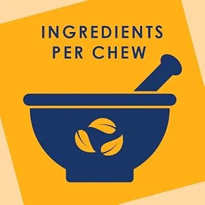 Under the Weather Soft Chews for Cats Urinary Tract Support for Cats - Ingredients per Chew