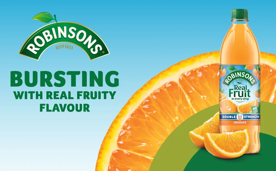 Robinsons Squash without added sugar summer fruit double strength 1 l - Robinsons Double concentré