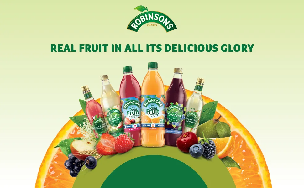 Robinsons Squash without added sugar summer fruit double strength 1 l - Robinsons Double concentré