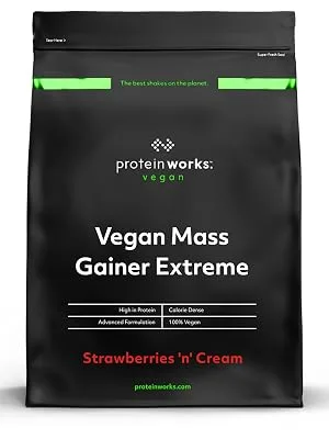 Vegan Extreme Gainer | Vanilla Cream | Hypercalorie Protein Powder | Weight Gain | Vitamins & Minerals | ProteinWorks | 1kg - product information 2