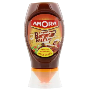 Amora Burger Sauce Soft Bottle 260g - Sauce Barbecue Miel Amora