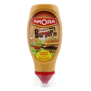 Amora Burger Sauce Soft Bottle 260g - Sauce Burger Amora