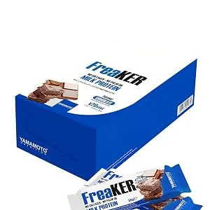 Yamamoto Nutrition Freaker Vanilla & Choco Brownie with Dark Chocolate Coating 20 Bars - product information 1