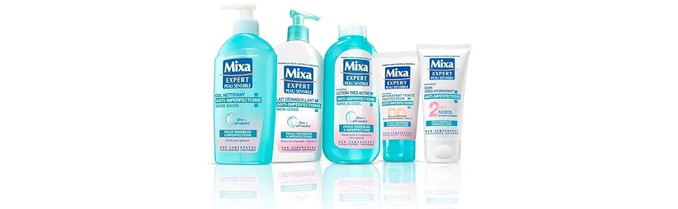 Mixa Expert Sensitive Skin Very active lotion Alcohol-free Anti-Imperfections - Pack of 2 - product information 2