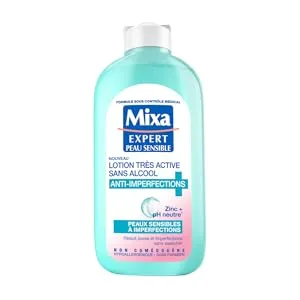 Mixa Expert Sensitive Skin Very active lotion Alcohol-free Anti-Imperfections - Pack of 2 - product information 5